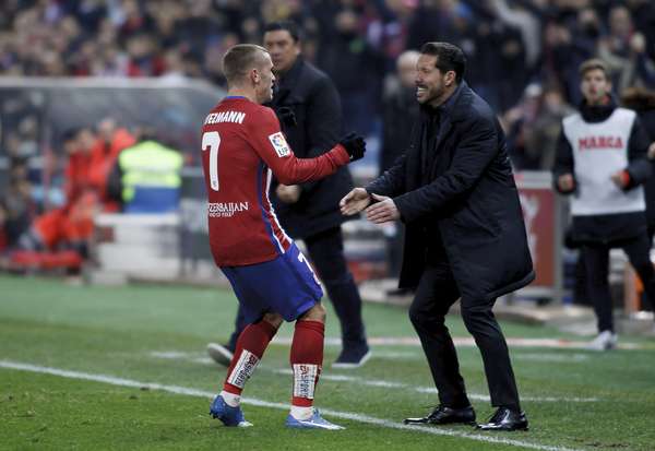 马卡报：西蒙尼特训激活格列兹曼，马竞寻找进攻新解法